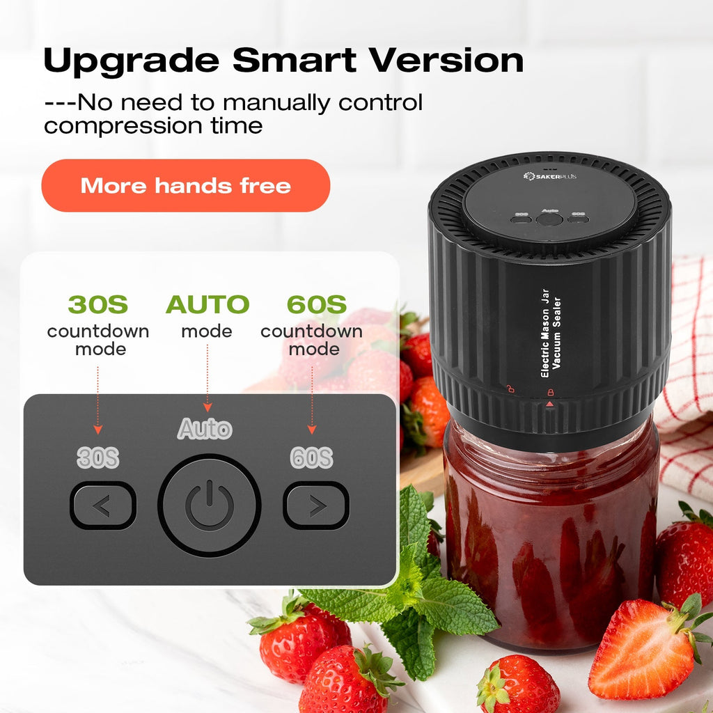 Efficient Food Saver -  Electric Vacuum Sealer For Mason Jars