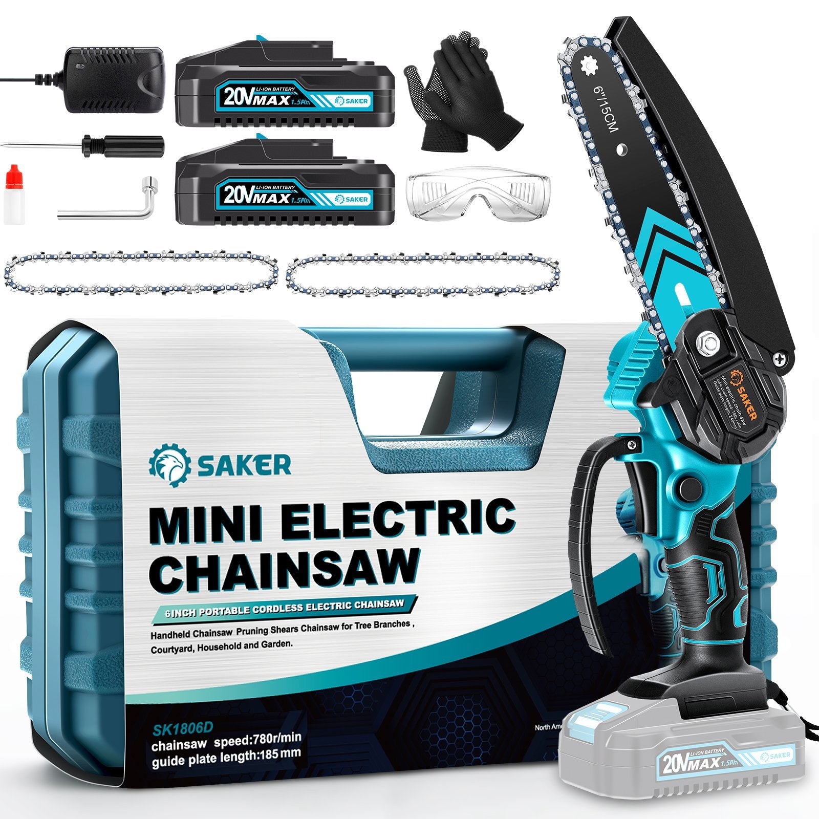 Mini Chainsaw Accessories - 4 Inch Guide Bar